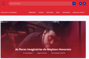 Maylson Honorato é destaque entre escritores atuais da literatura alagoana